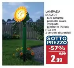 Happy Casa Lampada solare offerta