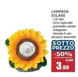 Happy Casa Lampada solare offerta