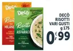 Deco Supermercati Decò risotti offerta