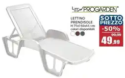 Happy Casa Progarden lettino prendisole offerta