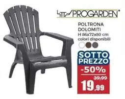 Happy Casa Progarden poltrona dolomiti offerta