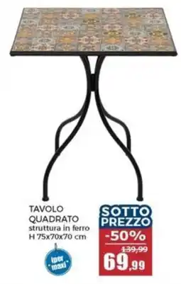 Happy Casa Tavolo quadrato offerta