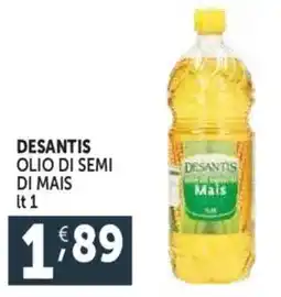 Deco Supermercati Desantis olio di semi di mais offerta