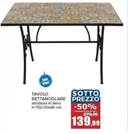 Happy Casa Tavolo rettangolare offerta
