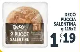 Deco Supermercati Decò puccia salentina offerta
