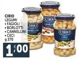 Deco Supermercati Cirio legumi fagioli offerta
