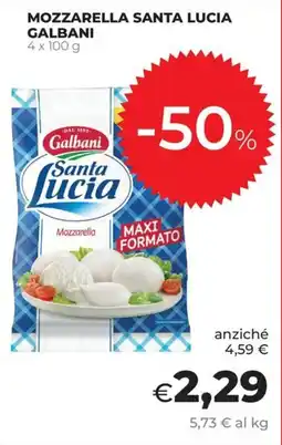 Coop Mozzarella santa lucia GALBANI offerta