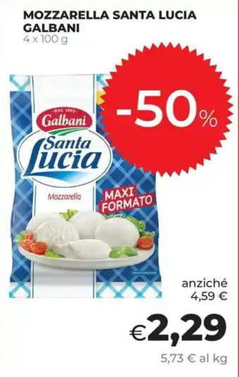 Mozzarella santa lucia GALBANI
