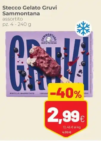 Coop Stecco Gelato Gruvi Sammontana offerta