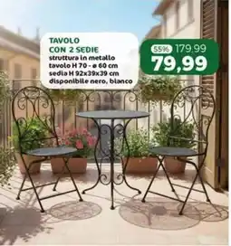 Happy Casa Tavolo con 2 sedie offerta