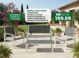 Happy Casa Tavolo con 2 sedie e panchina offerta