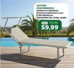 Happy Casa Lettino con parasole offerta