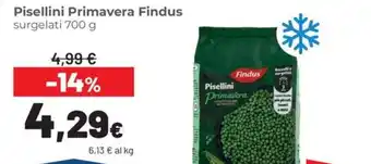 Coop Pisellini Primavera Findus offerta