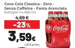 Coop Coca Cola Classica - Zero - Senza Caffeina - Fanta Aranciata offerta