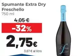 Coop Spumante Extra Dry Freschello offerta