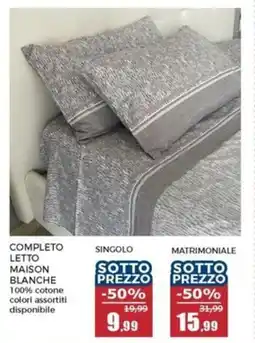 Happy Casa Completo letto maison blanche Singolo offerta