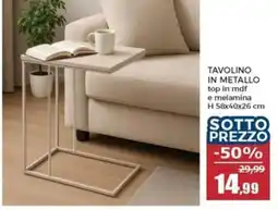 Happy Casa Tavolino in metallo offerta