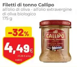 Coop Filetti di tonno Callipo offerta
