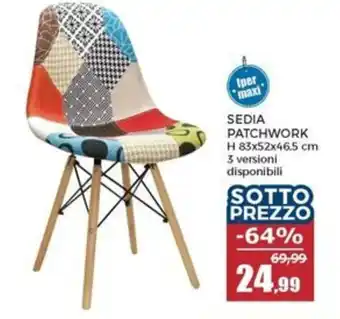 Happy Casa Sedia patchwork offerta