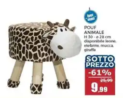 Happy Casa Pouf animale offerta