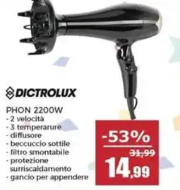 Happy Casa Dictrolux phon 2200W offerta