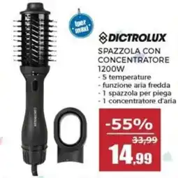 Happy Casa Dictrolux spazzola con concentratore 1200W offerta