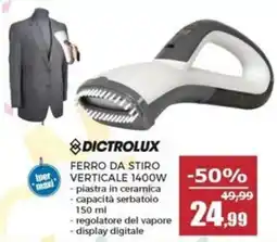 Happy Casa Dictrolux ferro da stiro verticale 1400W offerta