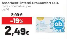 Coop Assorbenti interni ProComfort O.B. offerta