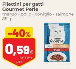 Coop Filettini per gatti Gourmet Perle offerta