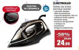 Happy Casa Dictrolux ferro da stiro digitale 2400W offerta