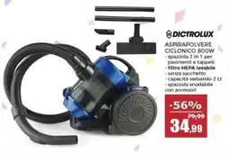 Happy Casa Dictrolux aspirapolvere ciclonico 800W offerta