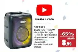 Happy Casa Speaker bluetooth 20W offerta