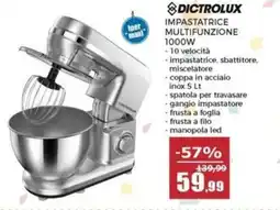 Happy Casa Dictrolux impastatrice multifunzione 1000W offerta