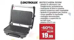 Happy Casa Dictrolux bistecchiera 1500W offerta