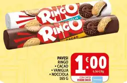 Deco Supermercati Pavesi ringo, cacao, vaniglia, nocciola offerta