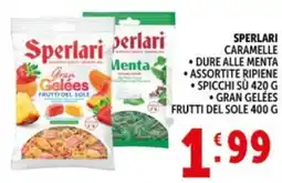 Deco Supermercati Sperlari caramelle dure alle menta offerta