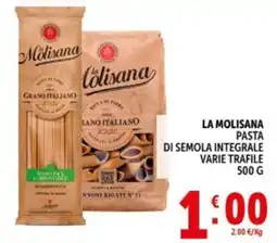 Deco Supermercati La molisana pasta di semola integrale offerta