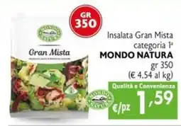 Maxi Supermercati Insalata Gran Mista MONDO NATURA offerta
