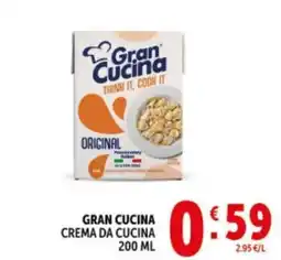 Deco Supermercati Gran cucina crema da cucina offerta