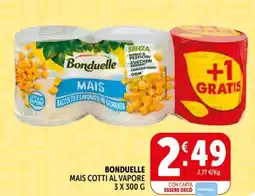 Deco Supermercati Bonduelle mais cotti al vapore offerta