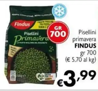 Maxi Supermercati Pisellini primavera FINDUS offerta