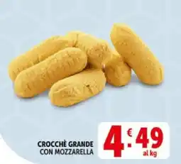 Deco Supermercati Crocchè grande con mozzarella offerta