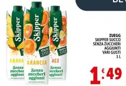 Deco Supermercati Skipper succo senza zuccheri aggiunti offerta