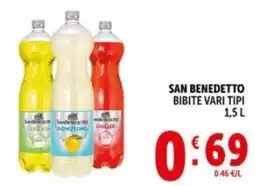 Deco Supermercati San benedetto bibite offerta