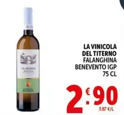 Deco Supermercati La vinicola del titerno falanghina benevento igp offerta
