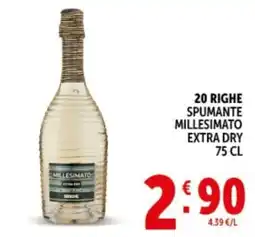 Deco Supermercati 20 righe spumante millesimato extra dry offerta