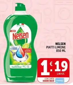 Deco Supermercati Nelsen piatti limone offerta