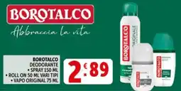Deco Supermercati Borotalco deodorante offerta
