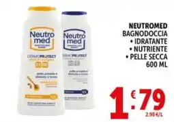 Deco Supermercati Neutromed bagnodoccia, idratante, nutriente, pelle secca offerta