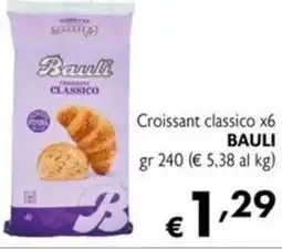 Maxi Supermercati Croissant classico x6 BAULI offerta